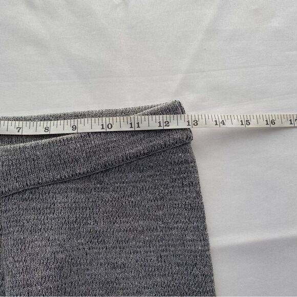 Rare Simon Miller Heather Gray Knit Wide Leg Pants Size Medium - Picture 14 of 16